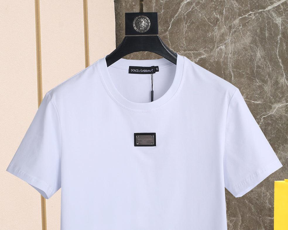 Dolce & Gabbana T-Shirt Without Collar 'White'