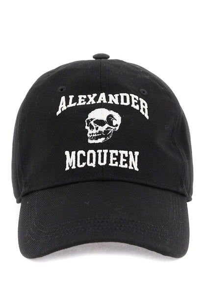 ALEXANDER MCQUEEN VARSITY SKULL Cap for Men - FW23 Collection