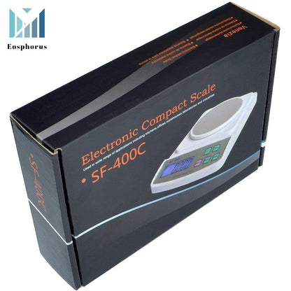 Ounce and Gram Scale 0.01g Accuracy Mass Balance Chemistry Digital Scale Electronic LCD Science Lab Laboratory Digital Scale USB Charger and AC DC Adapter Included