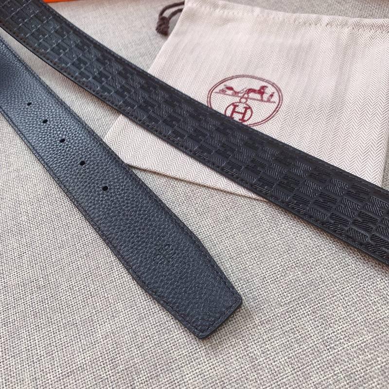 Hermes Men Buckle Belt 'Black'