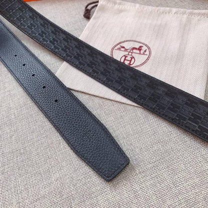 Hermes Men Buckle Belt 'Black'