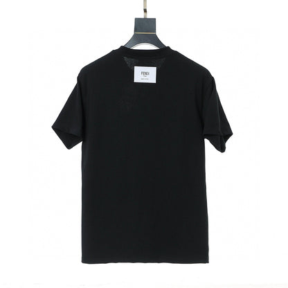 Fendi T-Shirt without Collar 'Black'