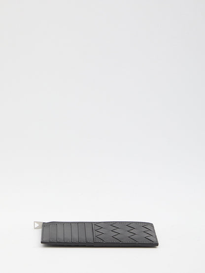 BOTTEGA VENETA Braided Mini Card Holder with Coin Purse - FW25