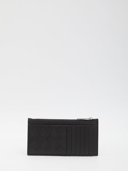 BOTTEGA VENETA Braided Mini Card Holder with Coin Purse - FW25