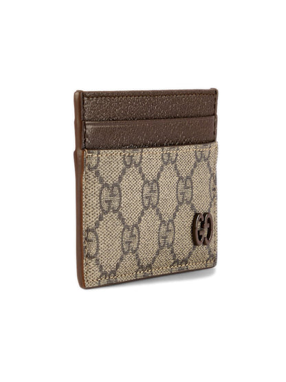 GUCCI Mini Supreme Textile Wallet