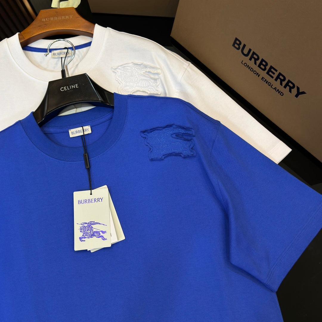 Burberry T-Shirt Without Collar 'Blue'