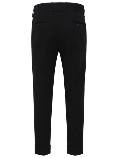 Dolce & Gabbana Black Cotton Pants