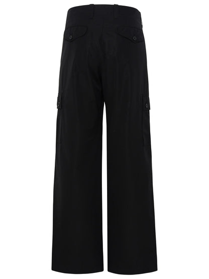 Dolce & Gabbana Black Cotton 'Cargo' Pants