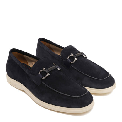 Ferragamo Men's 100% Leather Flat Shoes