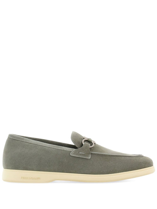 Ferragamo Men's Suede Cosimo Loafers