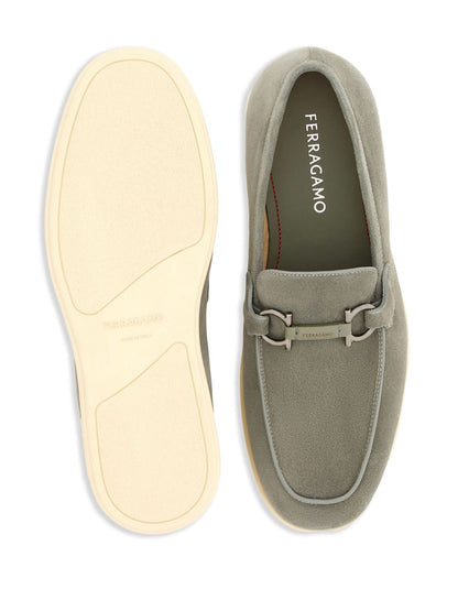 Ferragamo Men's Suede Cosimo Loafers