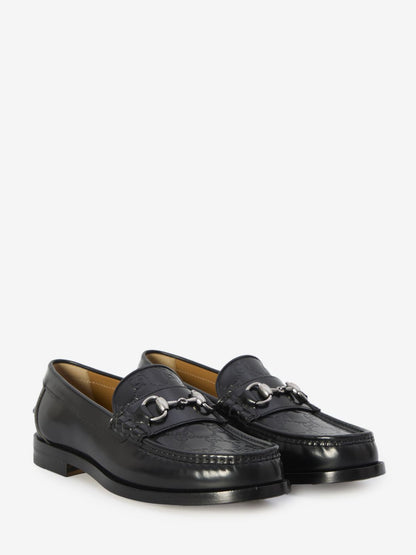 GUCCI Men's Leather Loafers - Size L