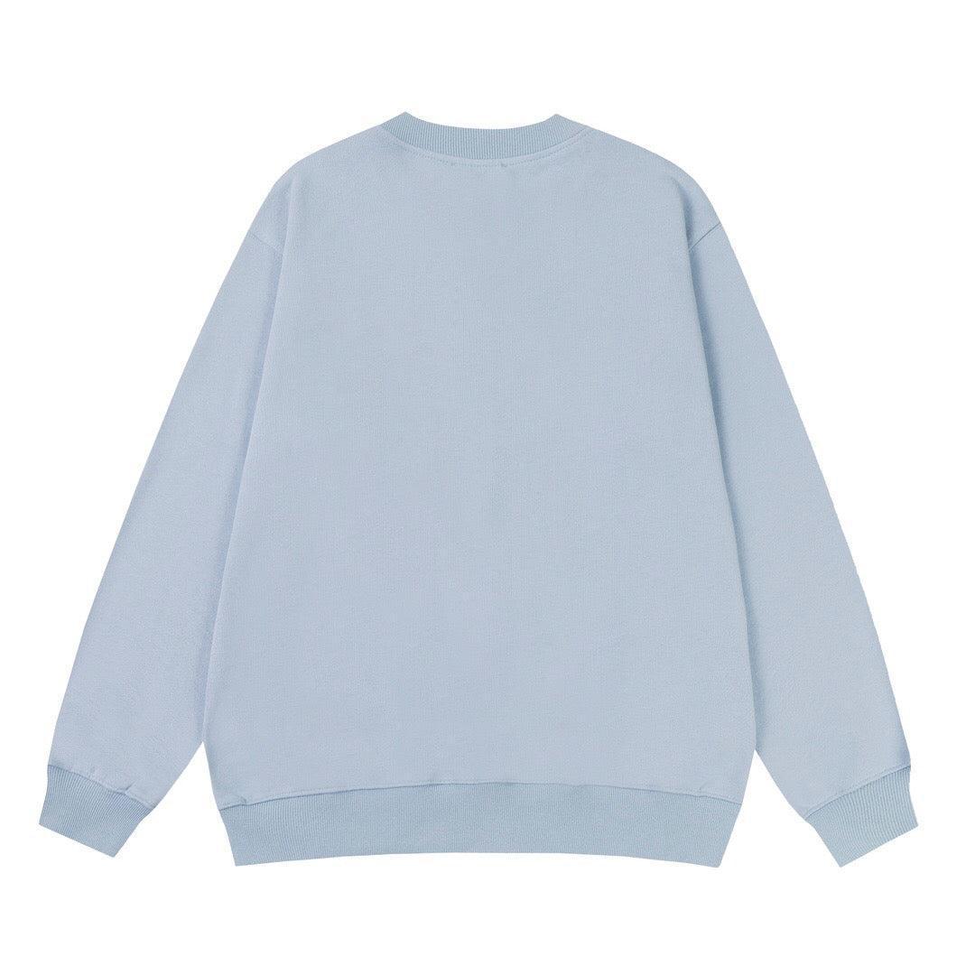 Moncler Logo Patch Sweatshirt 'Blue'