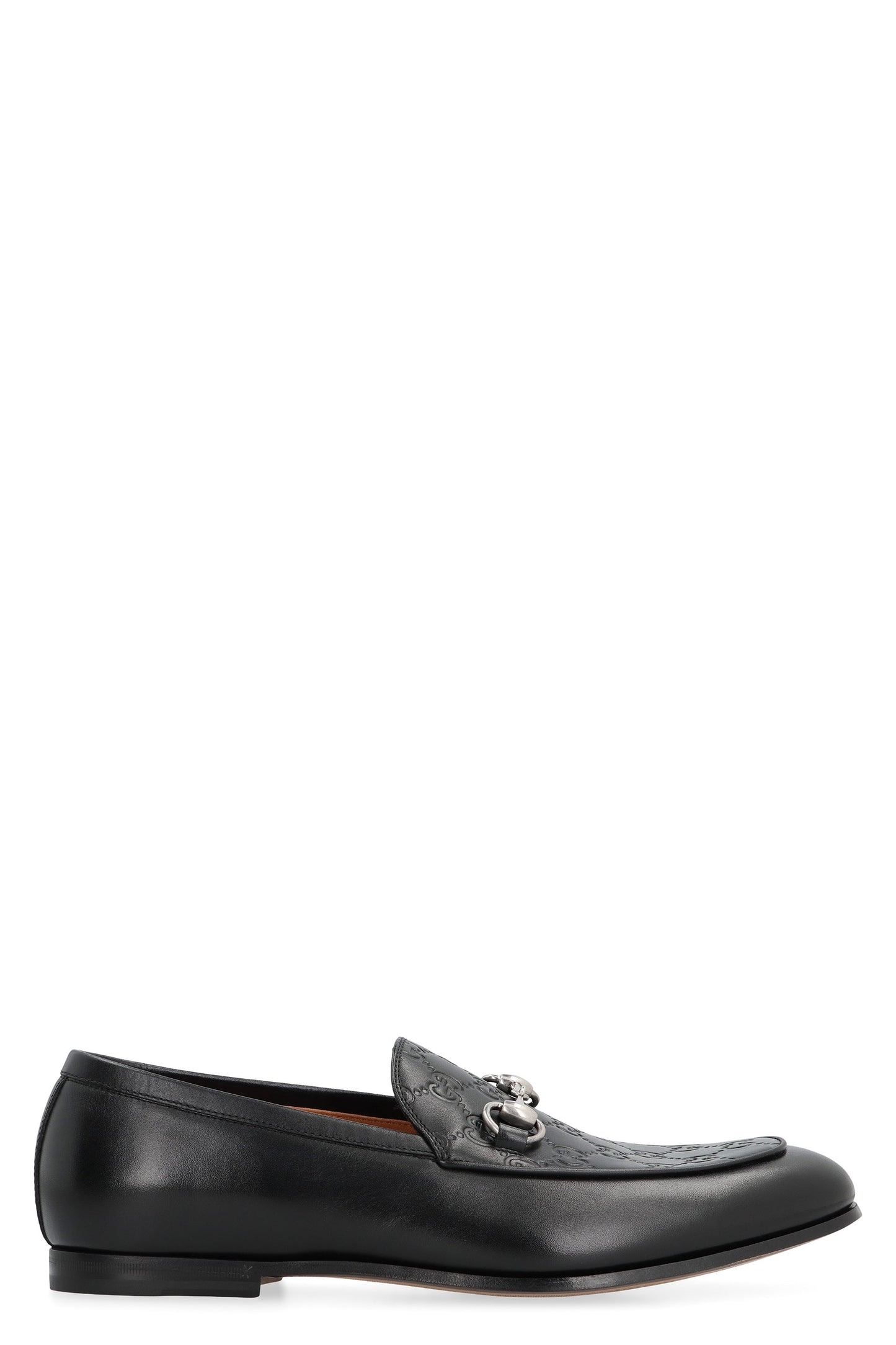 GUCCI Men's Classic Leather Loafers with Metal Bit