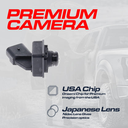 Ford F150 Crew Cab (15-20), F150 Extended Cab (15-20), F150 Raptor (17-20) / Lincoln MKX (16-18), Nautilus (19-23) RIGHT Side View OEM Replacement Backup Camera OE Part# FL3Z-19G490-AA, FL3Z-19G490-A