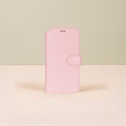 Premium Leather iPhone Air Wallet Case – Pink - Austin