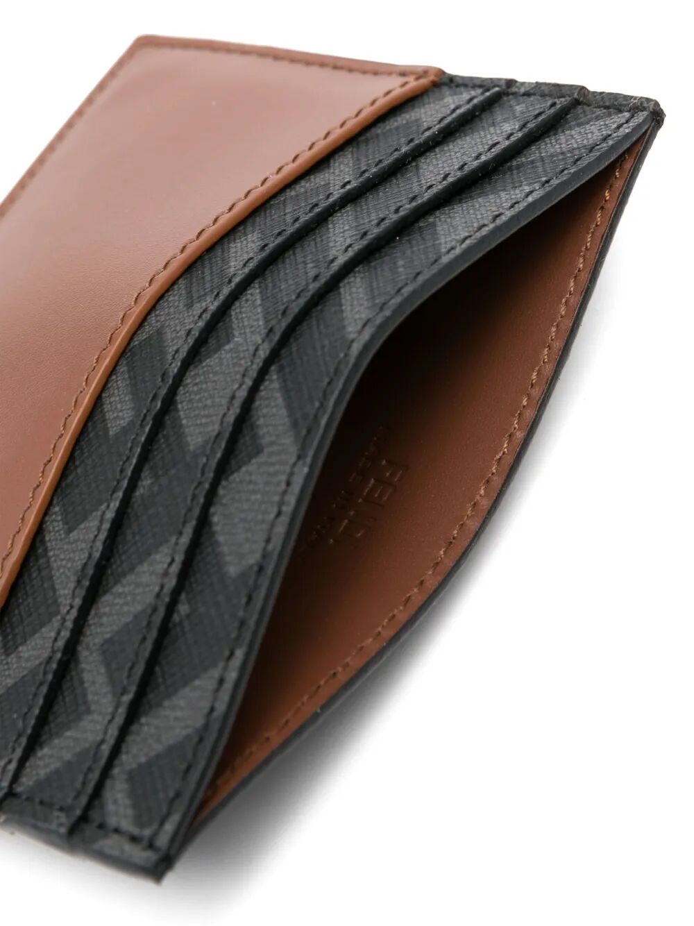 FENDI Mini Leather Card Holder with Seven Slots