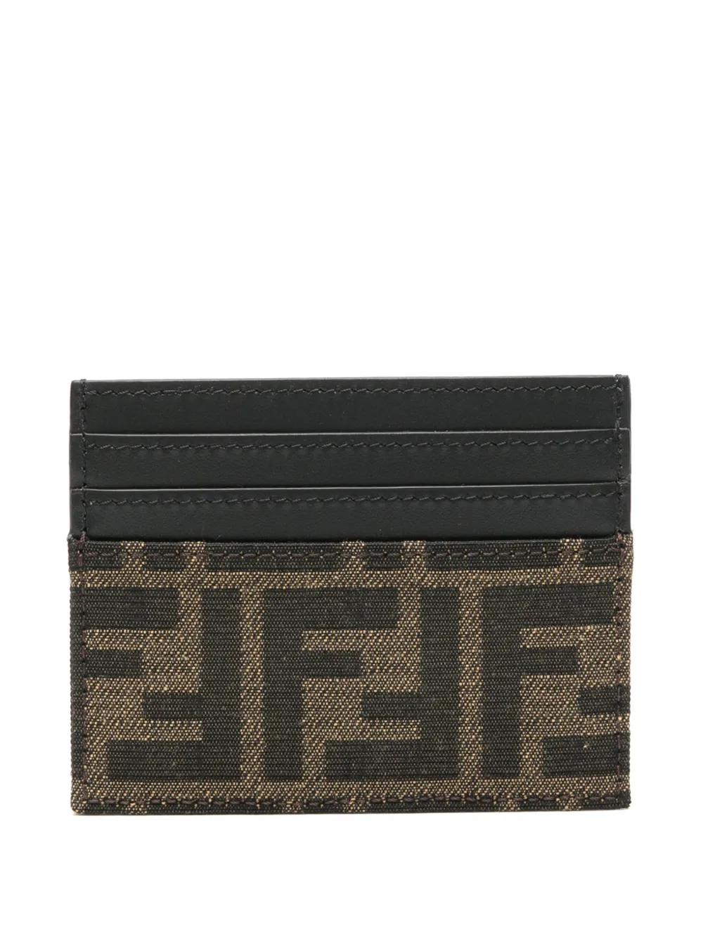 FENDI Mini Jacquard Card Holder - FW25