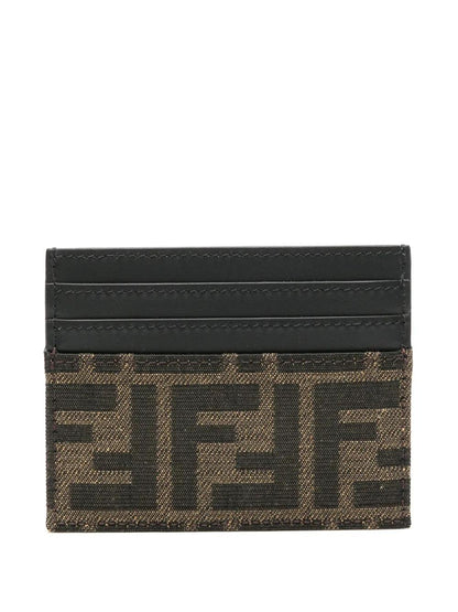 FENDI Mini Jacquard Card Holder - FW25