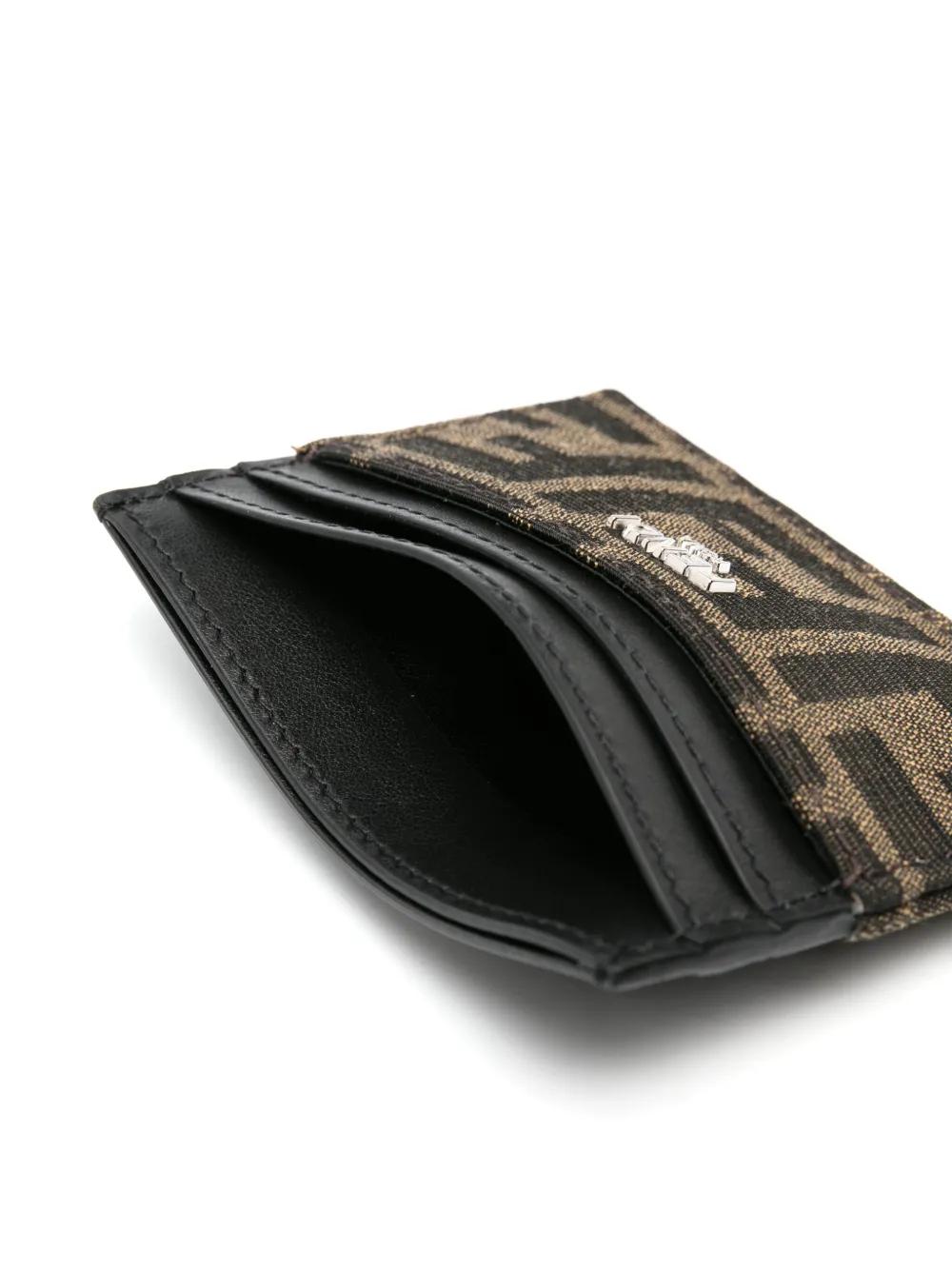 FENDI Mini Jacquard Card Holder - FW25