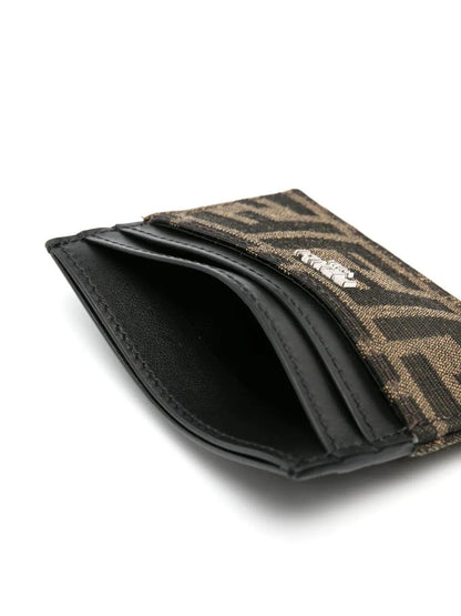 FENDI Mini Jacquard Card Holder - FW25