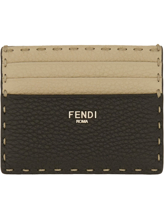 FENDI Mini Leather Card Holder