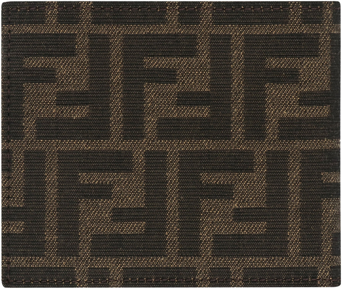 FENDI Jacquard Bi-Fold Wallet