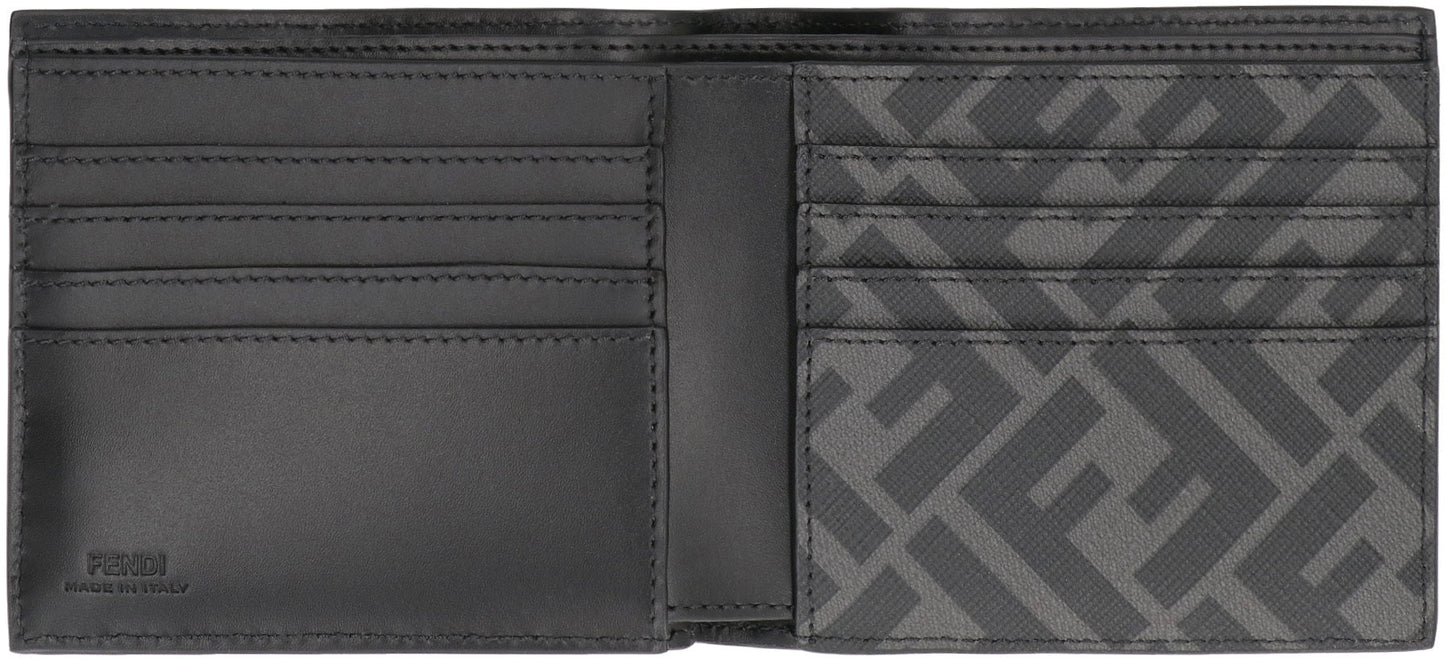 FENDI Logo Bi-Fold Wallet for Men