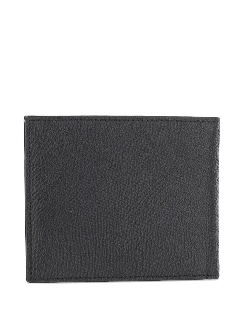 VALENTINO GARAVANI Mini Signature Grainy Calfskin Wallet