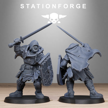Bloodwardens de RoyalGuard impresos en 3D por StationForge Miniatures
