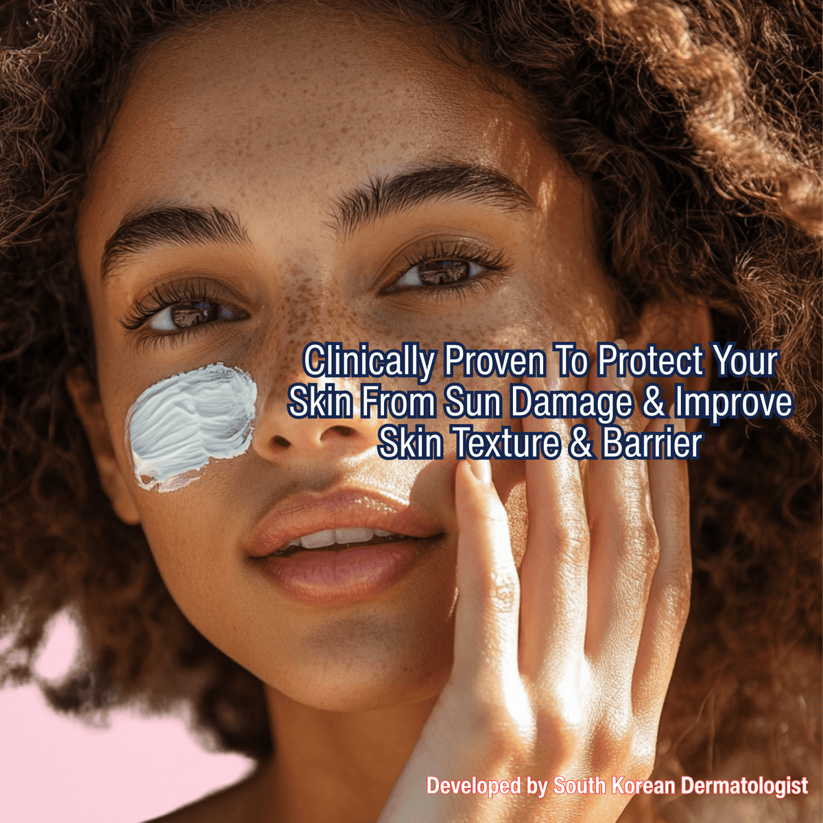 Habaek Sun Protection Face Moisturizer SPF50 | Peptides | Niacinamide