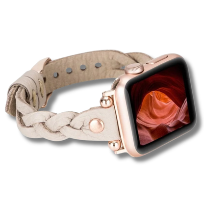 Apple Watch Braided Band - light beige - Chico