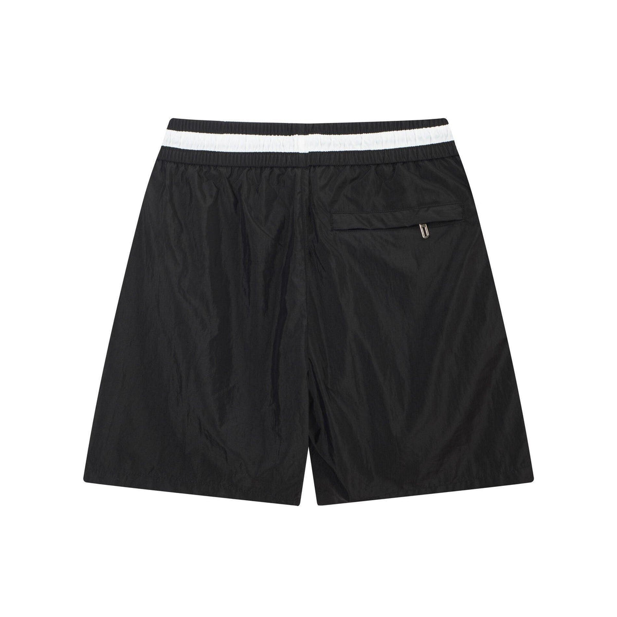 Burberry Men's Striped Cotton Knit Basketball Shorts 'Black'