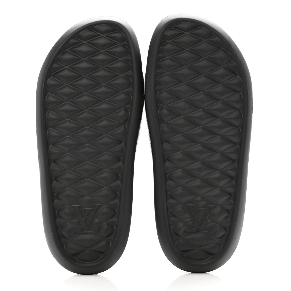 Louis Vuitton  Rubber Monogram Men's Waterfront Mules 'Brown'