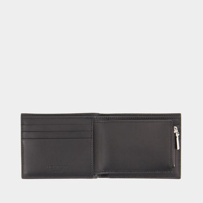 ALEXANDER MCQUEEN Men's 2-in-1 Mini Leather Wallet