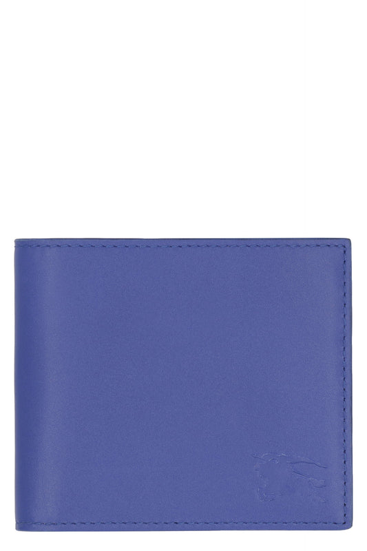 BURBERRY Mini Leather Flap-Over Wallet