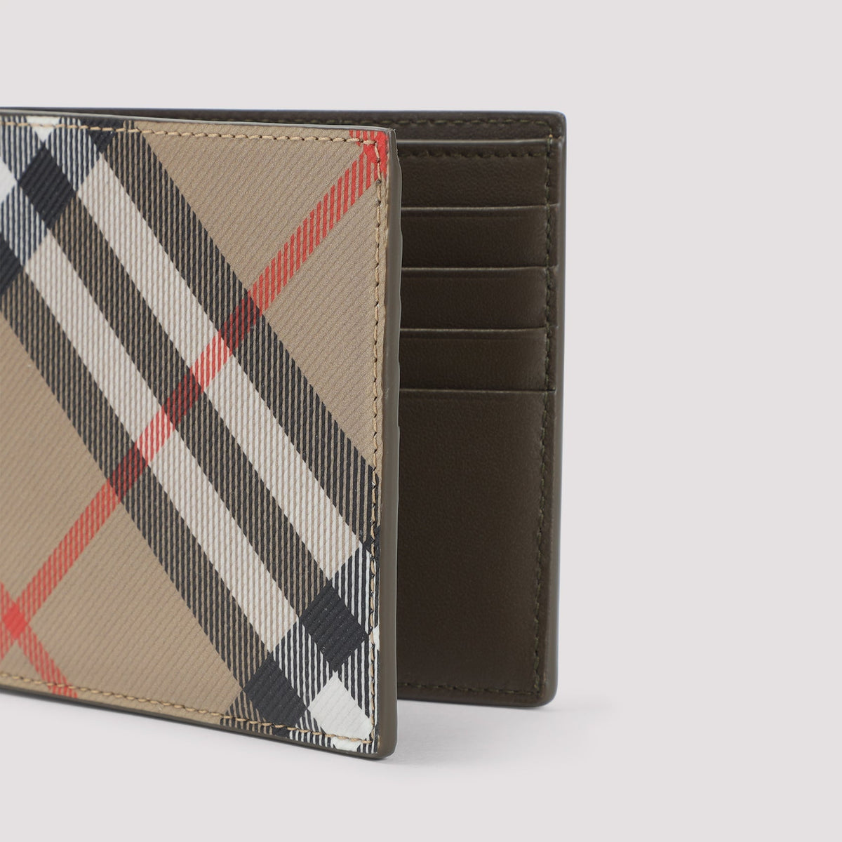 BURBERRY Check Bifold Wallet