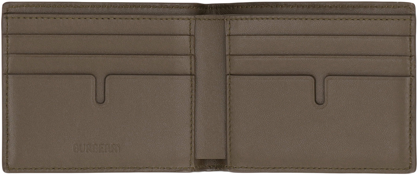 BURBERRY Check Pattern Wallet (9.5x11 cm) - Mini Size