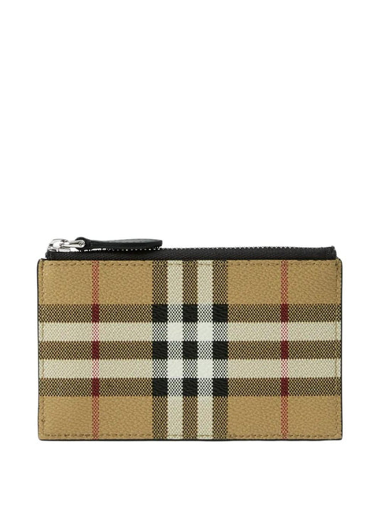 BURBERRY Checkerboard Mini Card Holder