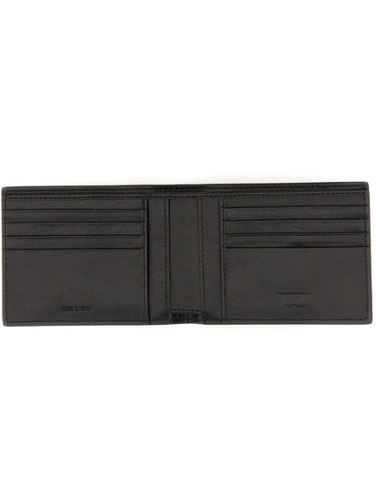 MOSCHINO COUTURE Mini Wallet with Logo for Men
