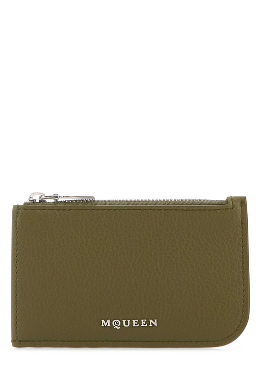 ALEXANDER MCQUEEN Leather Mini Card Holder