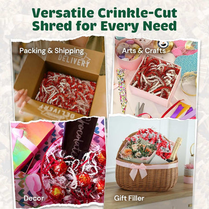 10 LB Candy Cane Crinkle Paper