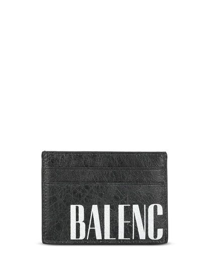 BALENCIAGA Mini Leather Card Holder