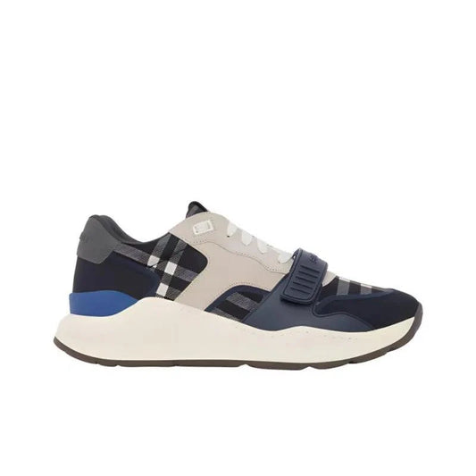 Burberry Check Sneakers 'Dark Charcoal Blue'