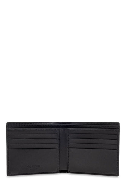 ALEXANDER MCQUEEN Mini Leather Skin Wallet for Men