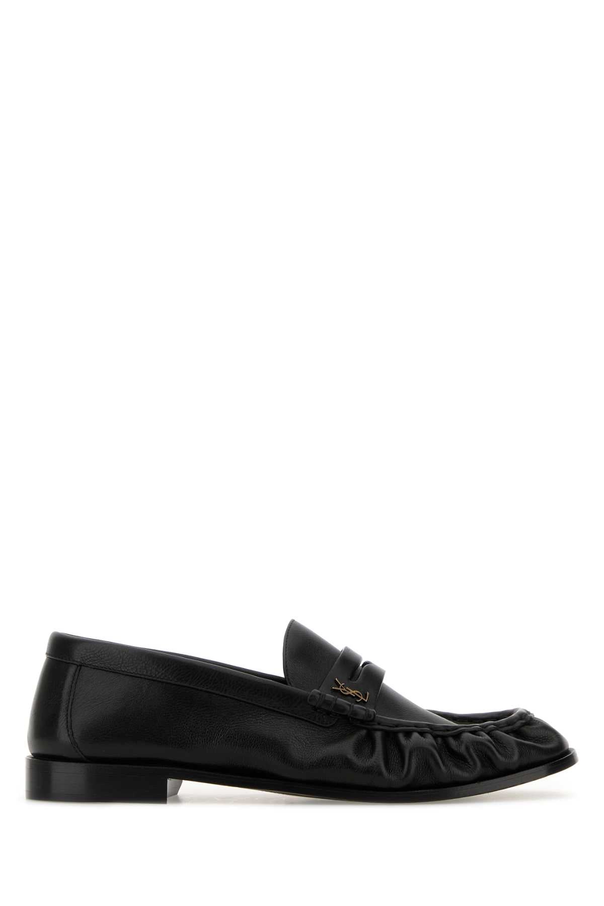 SAINT LAURENT Men's Leather Loafers - LE Loafer 15 MOC