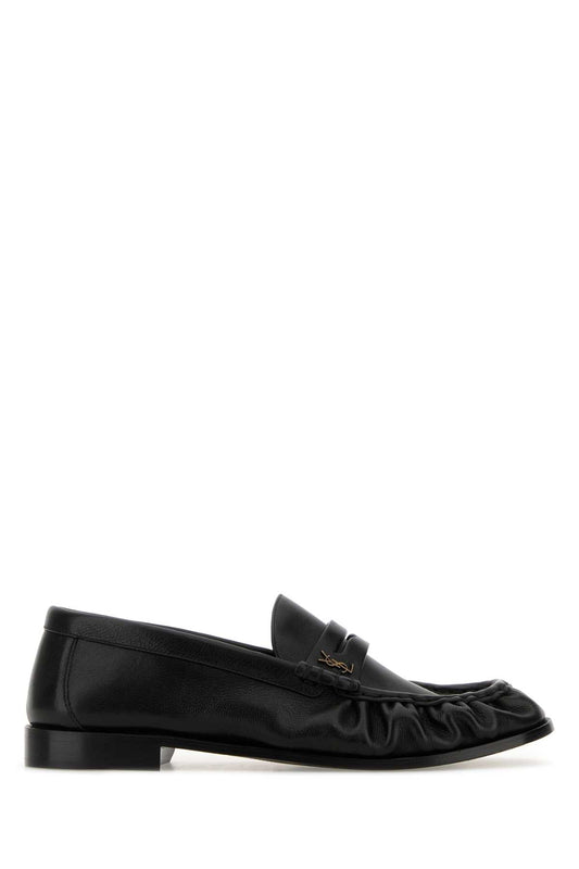 SAINT LAURENT Men's Leather Loafers - LE Loafer 15 MOC
