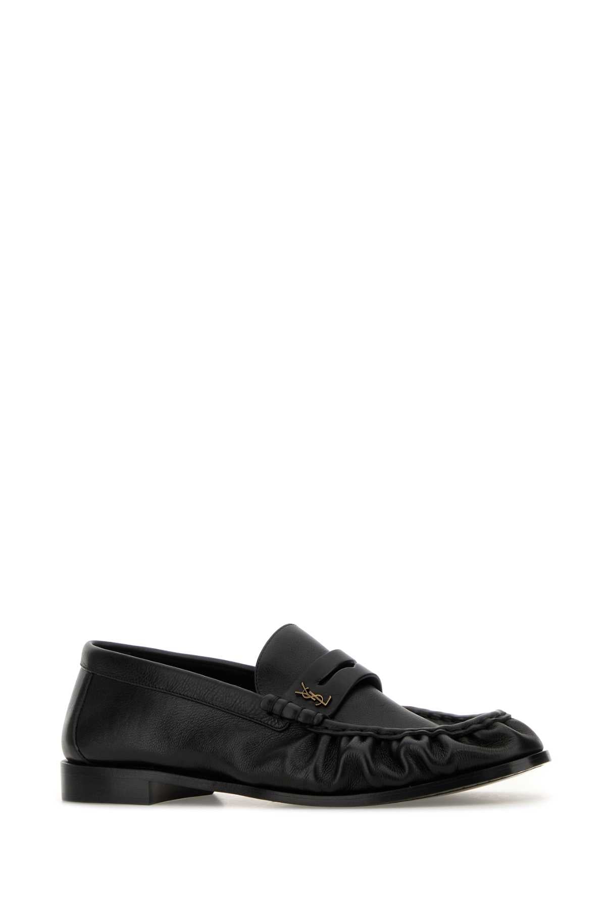 SAINT LAURENT Men's Leather Loafers - LE Loafer 15 MOC