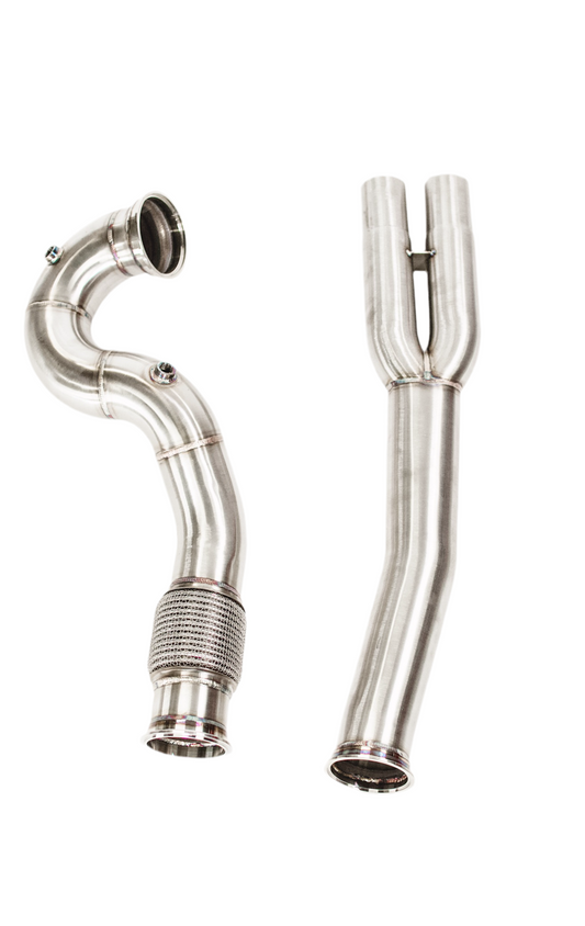 IRL TTRS RS3 Downpipe — photo 1 of 2
