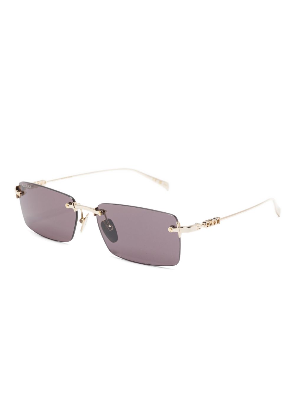 GUCCI Platinum Metal Sunglasses for Men
